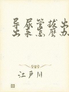 导尿管拔出尿不出来怎么办