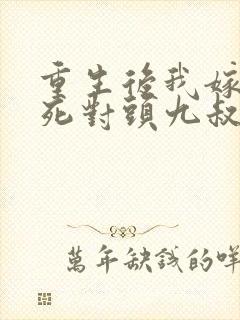 重生后我嫁给了死对头九叔