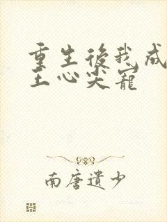 重生后我成了傻王心尖宠