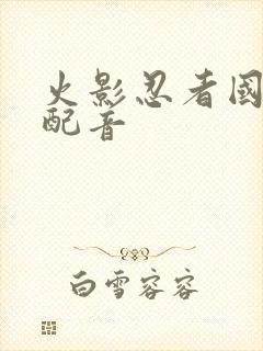 火影忍者国语版配音