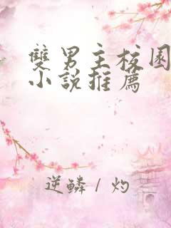 双男主校园甜宠小说推荐