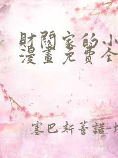 财阀家的小儿子漫画免费全集