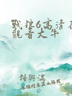 战狼6高清在线观看大牛