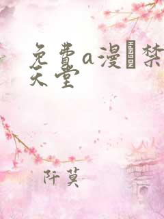 免费a漫·禁漫天堂