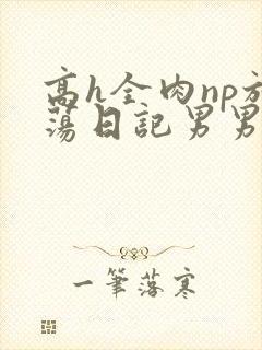 高h全肉np放荡日记男男bl