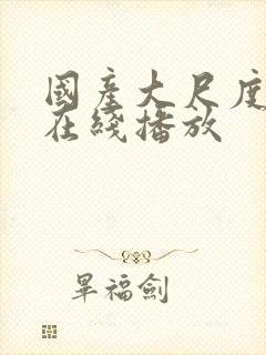 国产大尺度视频在线播放