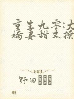 重生九零:大佬娇妻甜又撩