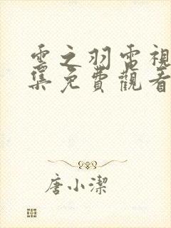 云之羽电视剧全集免费观看完整