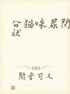 公猫咪尿闭的症状