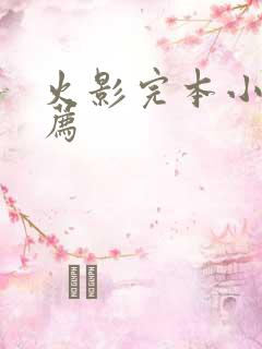 火影完本小说推荐