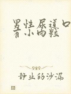 男性尿道口内侧有小肉粒