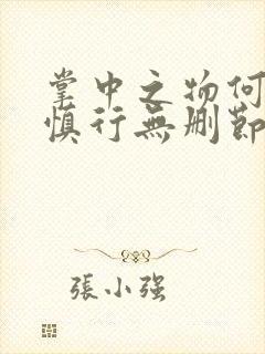 掌中之物何妍傅慎行无删节