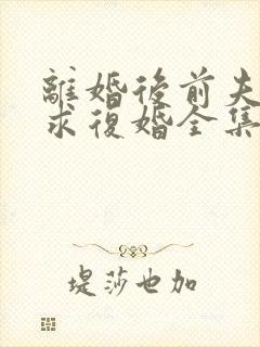 离婚后前夫哭着求复婚全集