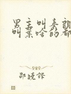 男主叫秦朗女主叫叶啥的都市小说