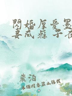 闪婚厚爱墨少宠妻成瘾 子夜轻语
