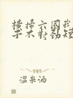 横扫六国我家娘子不对劲短剧