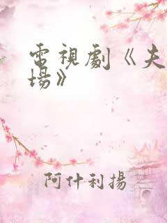 电视剧《夫妻一场》