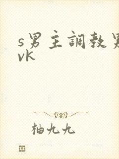 s男主调教男奴vk