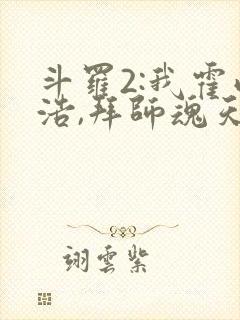 斗罗2:我霍雨浩,拜师魂天帝