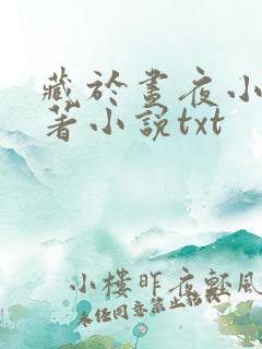 藏于昼夜小说原著小说txt