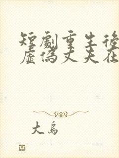 短剧重生后打脸虚伪丈夫在线观看