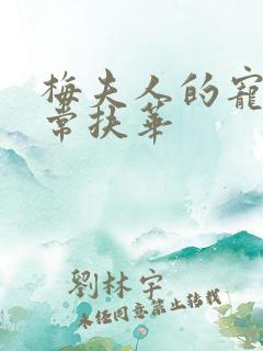 梅夫人的宠夫日常扶华