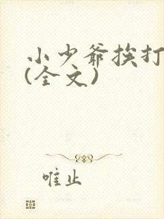 小少爷挨打日常(全文)