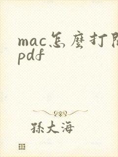 mac怎么打开pdf