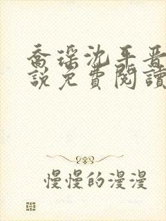 乔瑶沈平晋的小说免费阅读全文