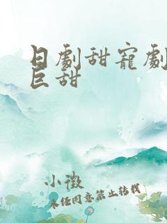 日剧甜宠剧推荐巨甜