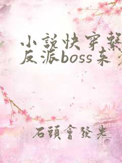 小说快穿系统之反派boss来袭txt