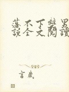 落不下双男主小说全文阅读