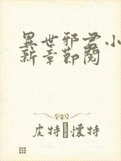 异世邪君小说最新章节阅