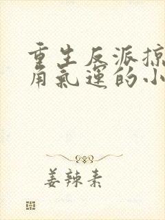 重生反派掠夺主角气运的小说