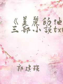 《美丽的他》第三部小说txt