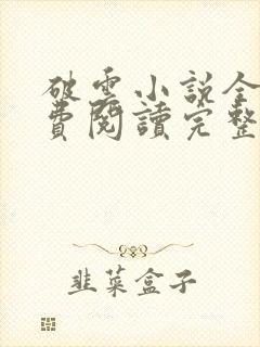 破云小说全文免费阅读完整版