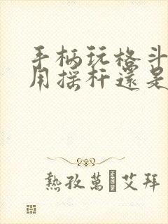手柄玩格斗游戏用摇杆还是十字键
