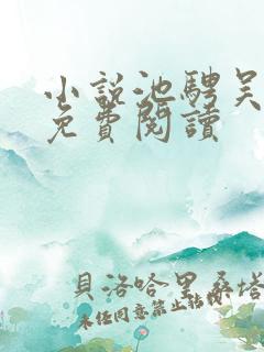 小说池骋吴所畏免费阅读