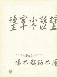 后宫小说推荐女主十个以上