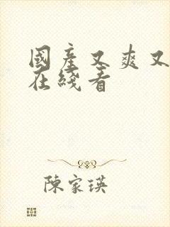 国产又爽又刺激在线看