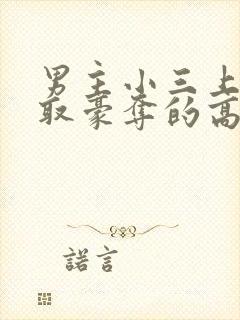 男主小三上位强取豪夺的高干文