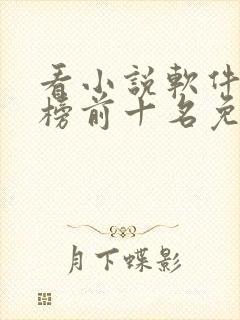 看小说软件排行榜前十名免费