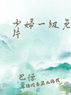 少妇一级免费淫片