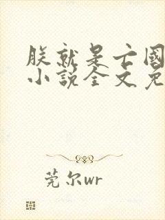 朕就是亡国之君小说全文免费阅读