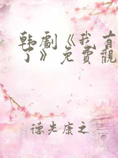 韩剧《我有爱人了》免费观看