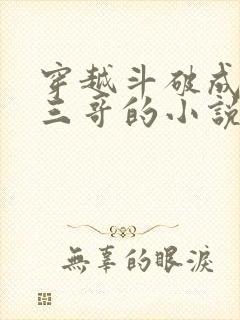 穿越斗破成萧炎三哥的小说