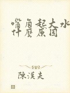 嘴角起大水泡是什么原因