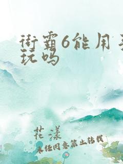 街霸6能用手柄玩吗