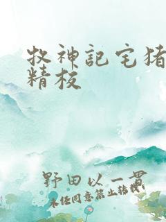 牧神记宅猪小说精校