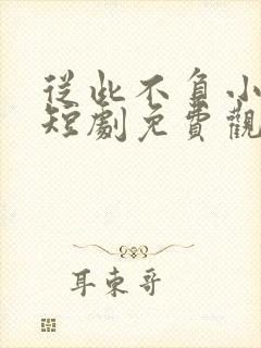 从此不负小相思短剧免费观看